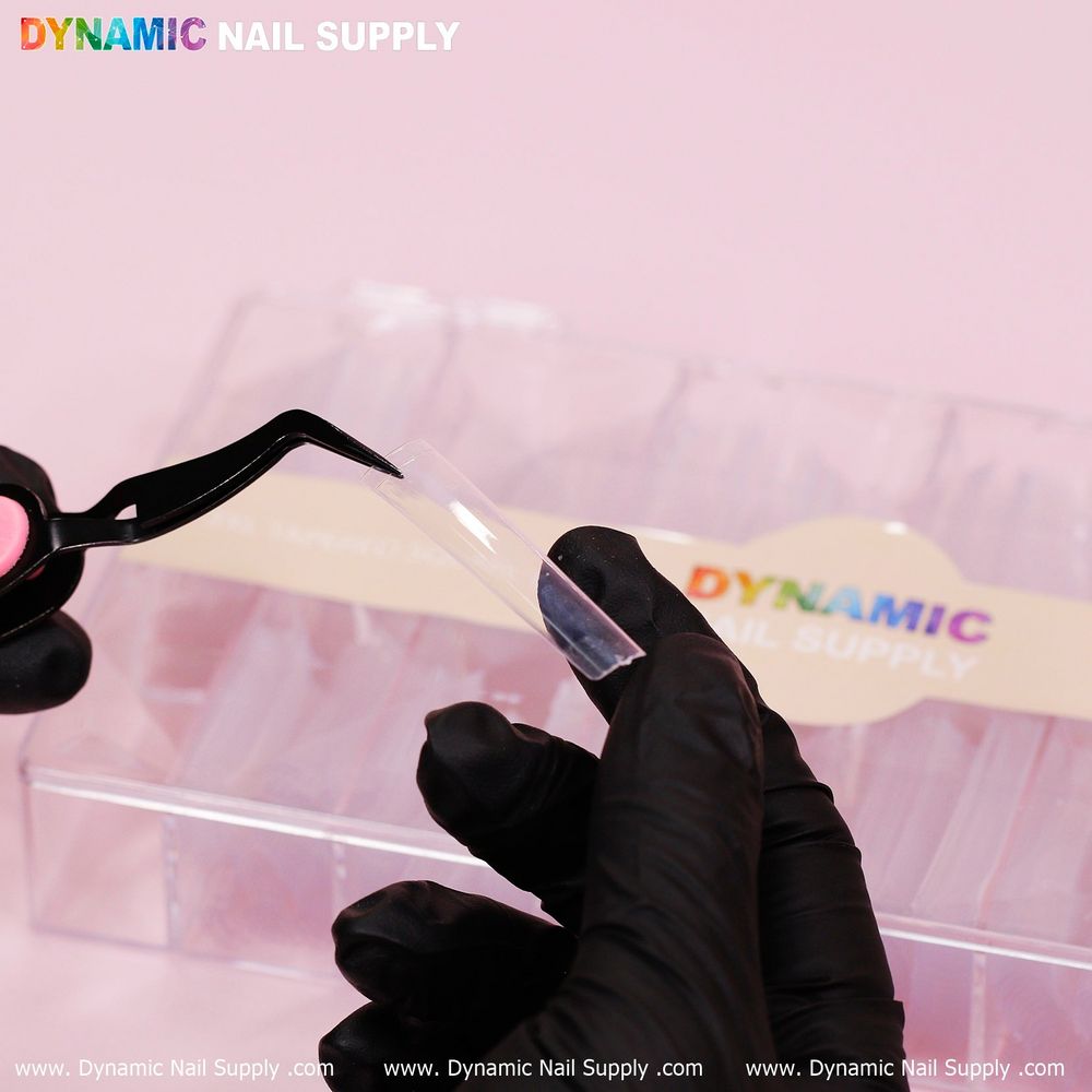 Clear 3XL tapered square nail tips box - 7