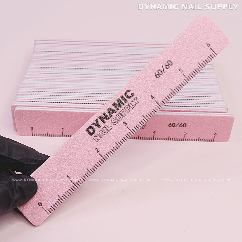 60/60 Grit Nail Files: Square Extreme Coarse Pack