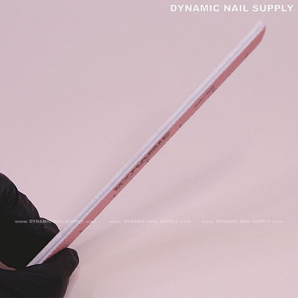 Pink 60/60 square nail files pack - 7