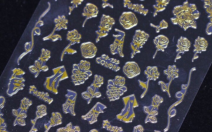 Gold Hand Writing Nail Stickers: Salon Buying Guide