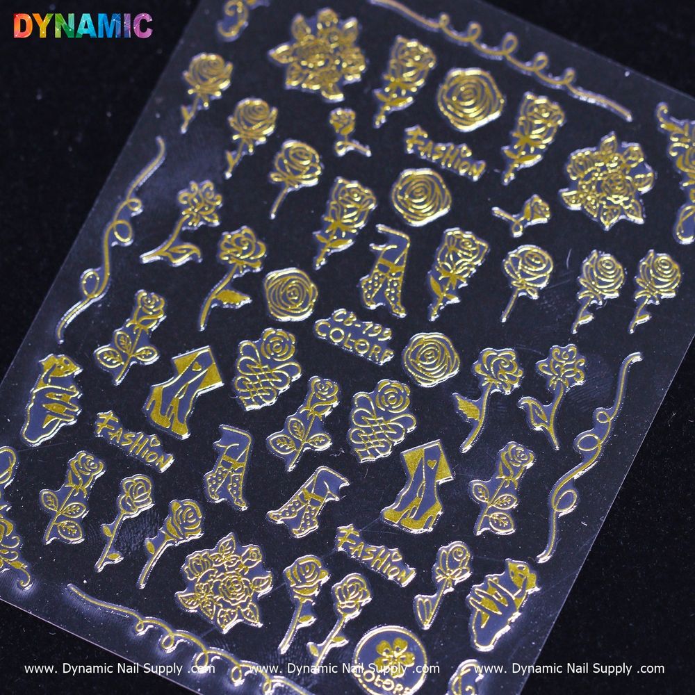 Gold Hand Writing Nail Stickers: Salon Buying Guide