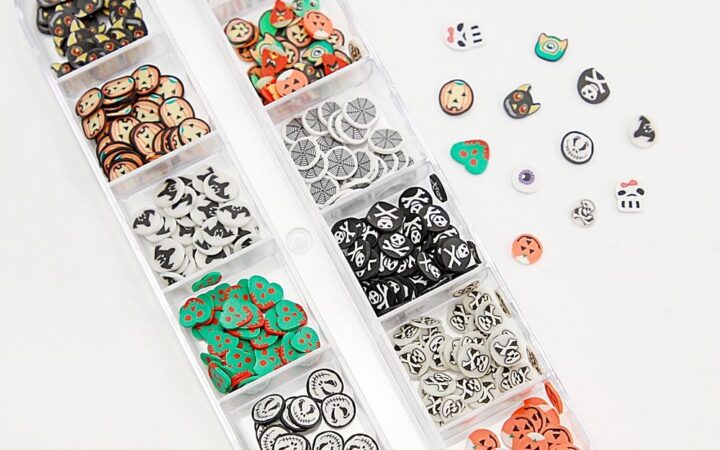 How to Apply Halloween Polymer Clay Nail Charms for Salon Results