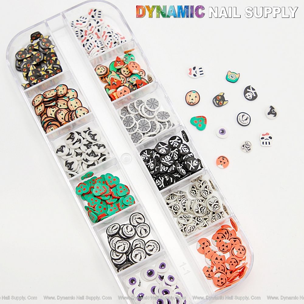 How to Apply Halloween Polymer Clay Nail Charms for Salon Results