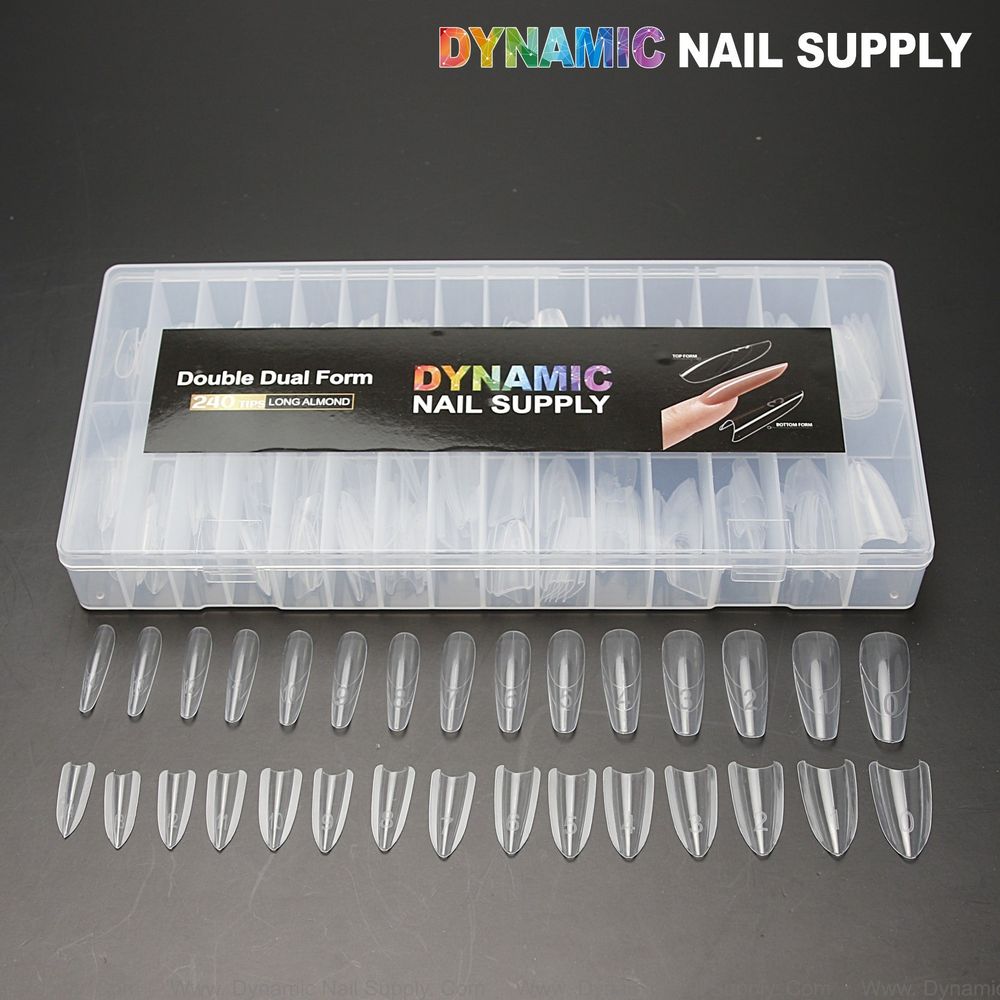 Long Almond Dual Forms for Cleaner, Faster Gel Extensions