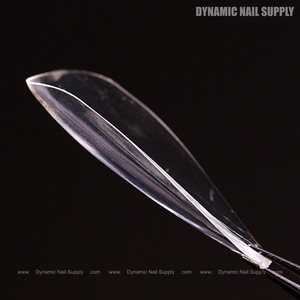 long stiletto soft gel nail tips clear - 7