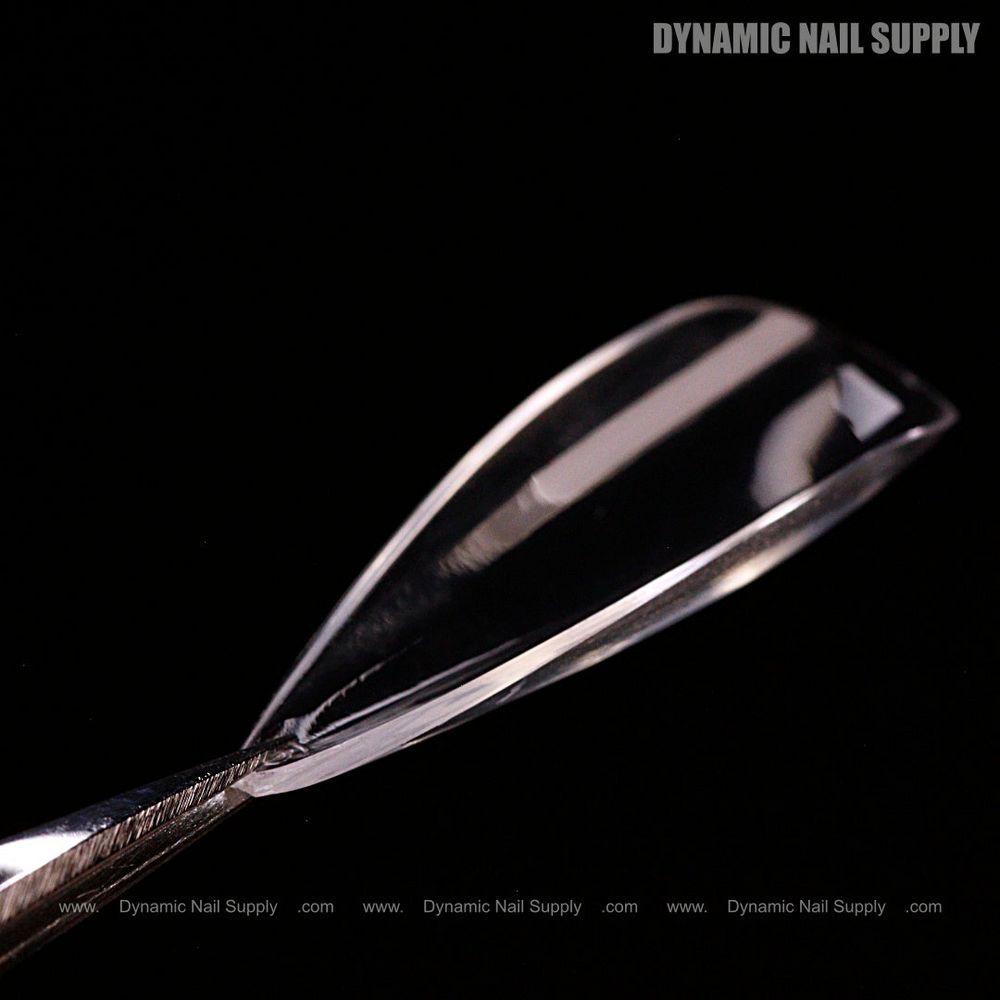 long stiletto soft gel nail tips clear - 8
