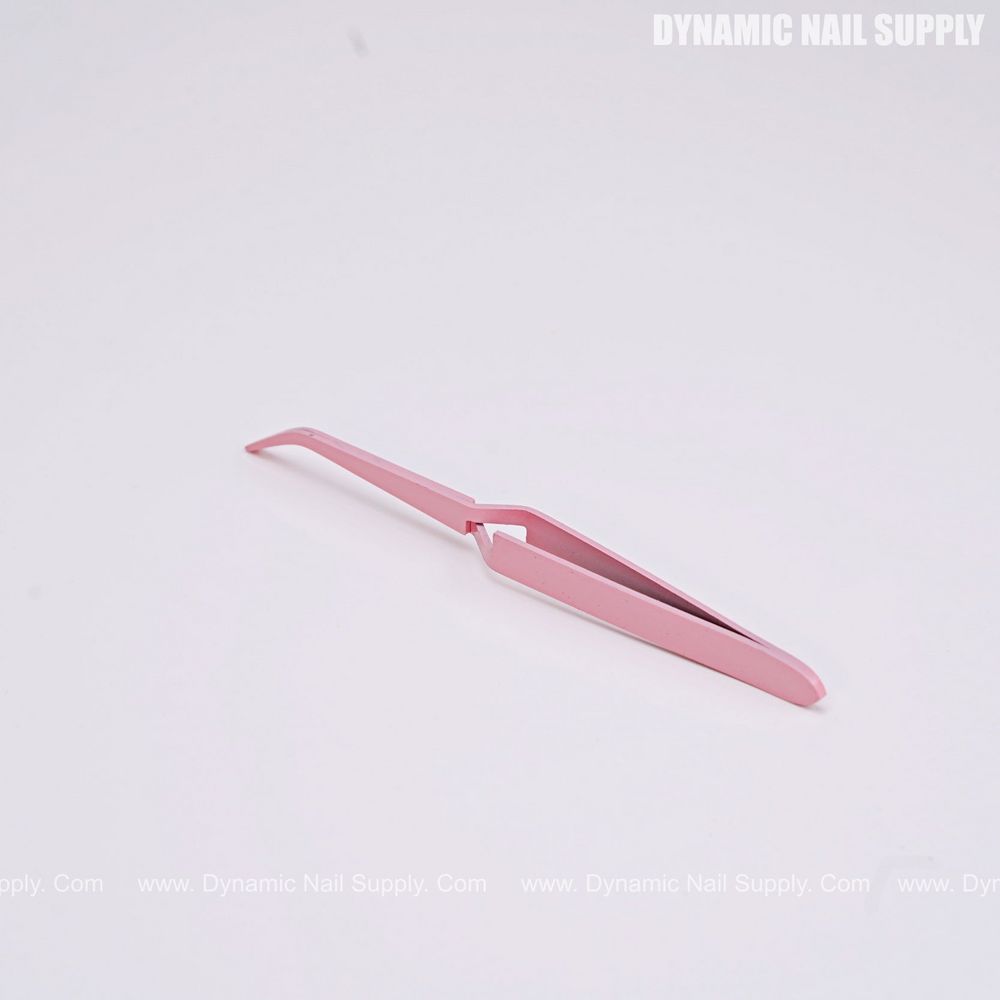 reverse-action curved pointed tweezers - 3