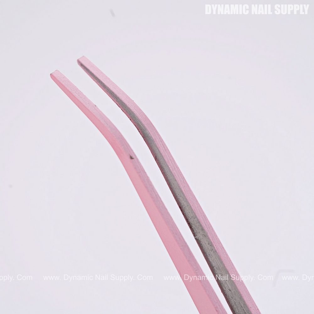 reverse-action curved pointed tweezers - 4